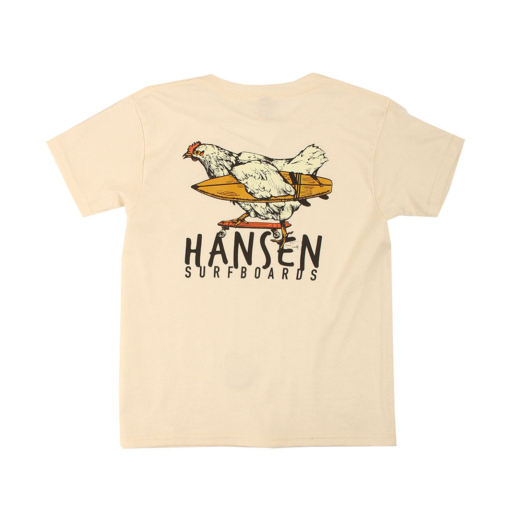 Hansen Kids Shirt Skateboard Chicken