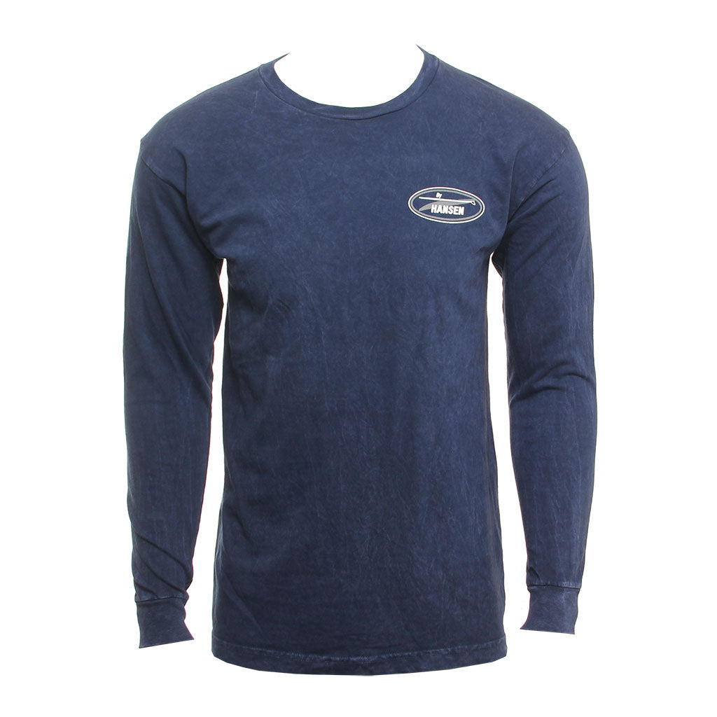 Hansen Mens Shirt Original Logo Saltwater Long Sleeve