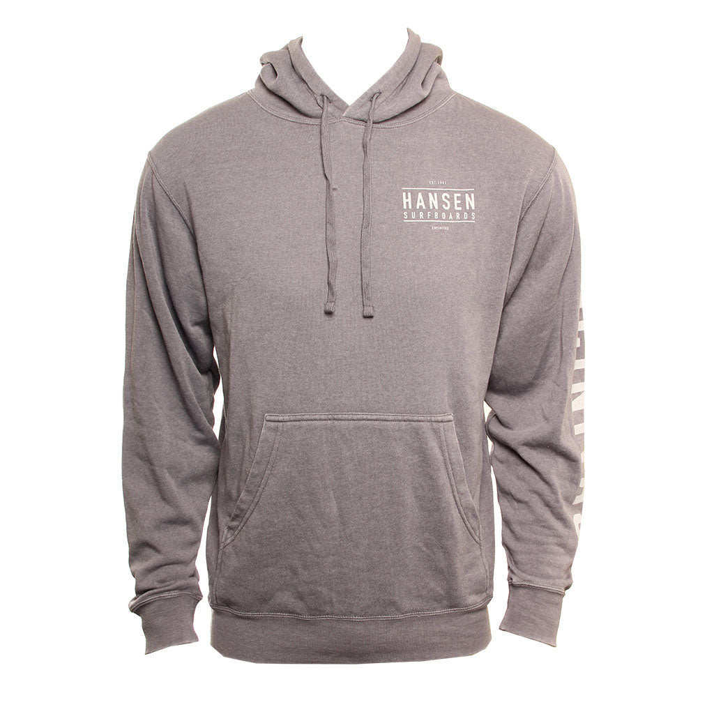 Hansen Mens Sweatshirt Box Corp Logo Hoody