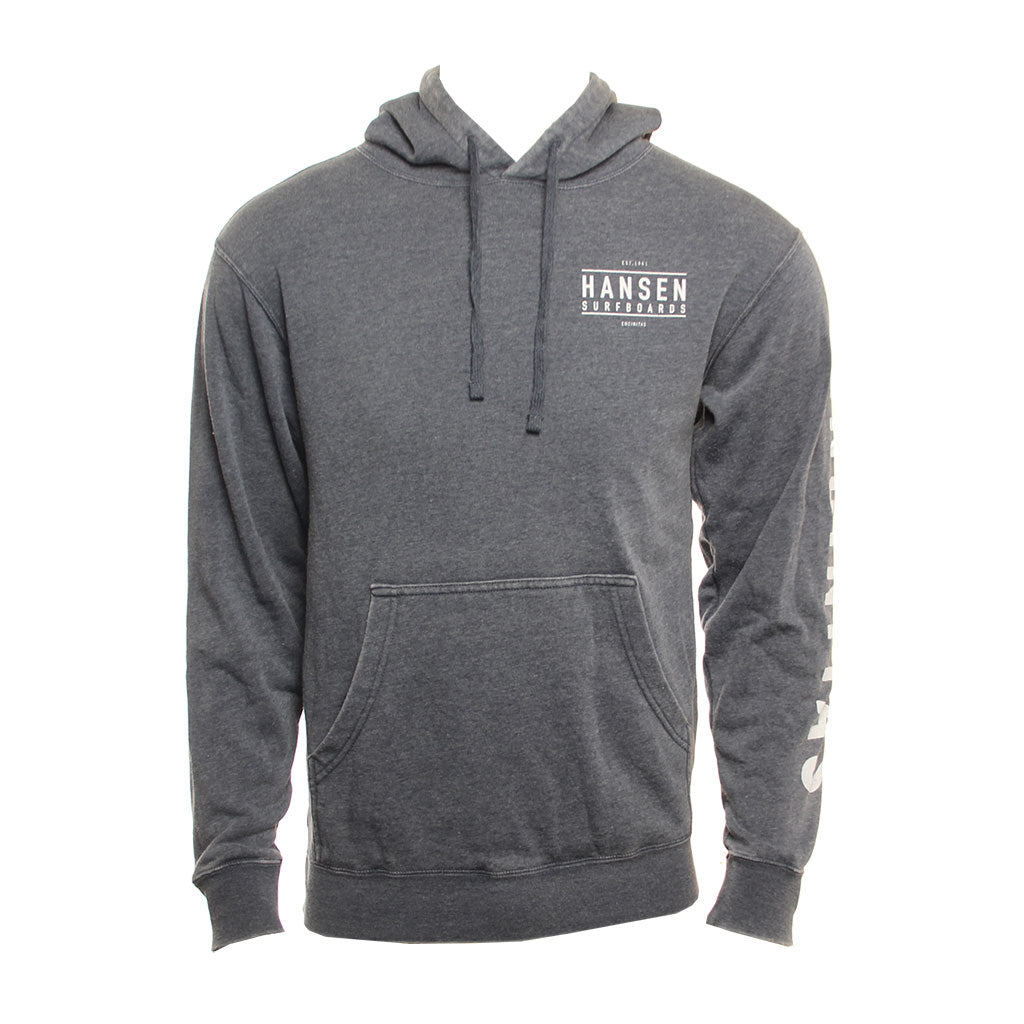 Hansen Mens Sweatshirt Box Corp Logo Hoody