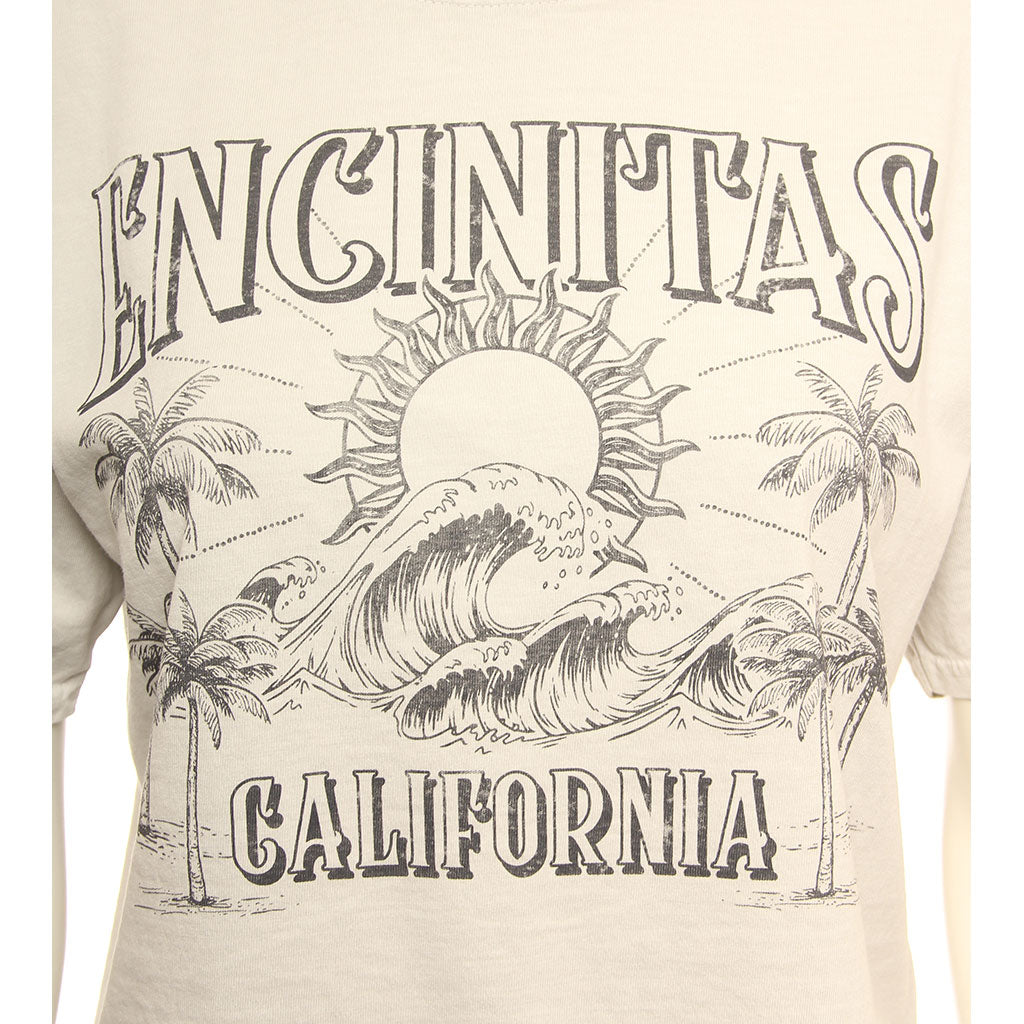 Hansen Womens Shirt Roar Wave Palms