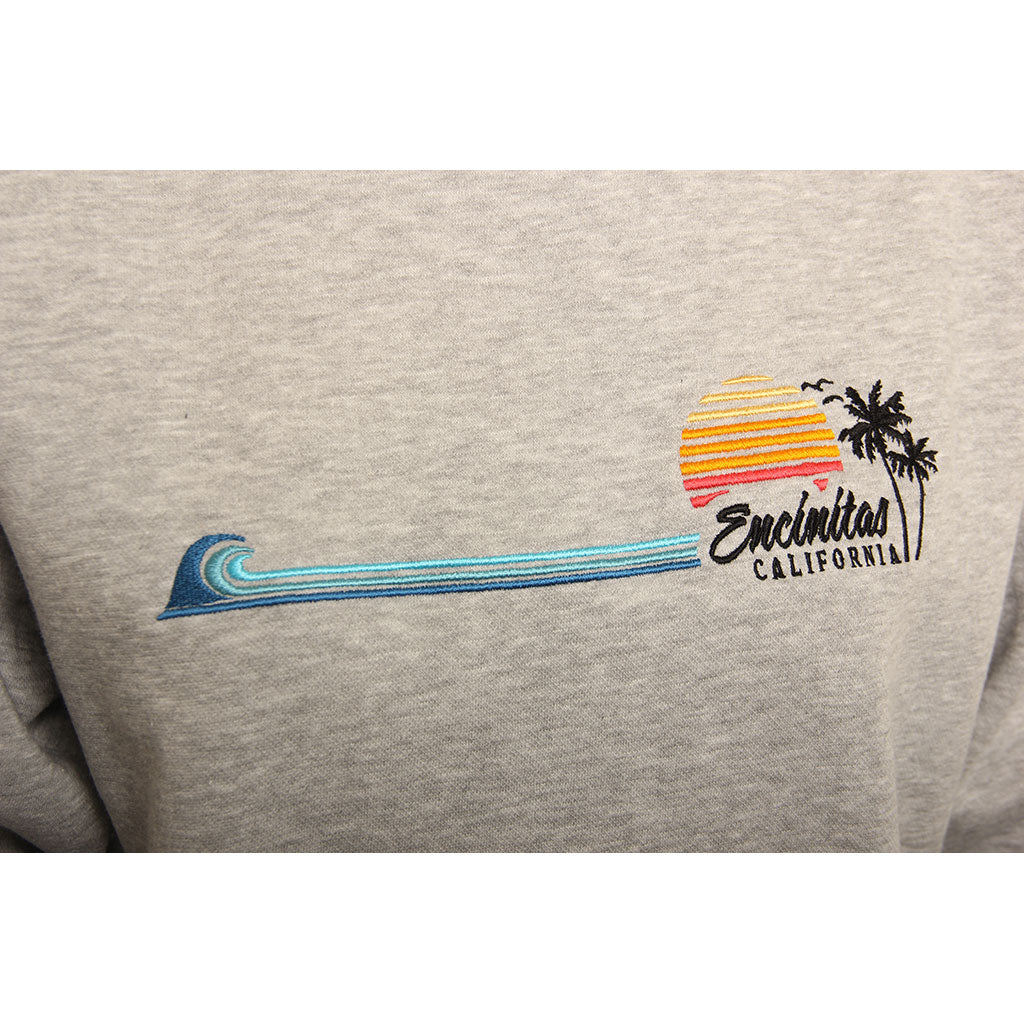 Hansen Womens Sweatshirt Inshore Wave Palm Crew