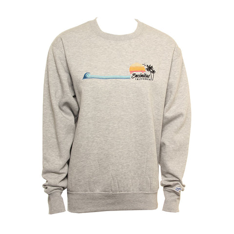 Hansen Womens Sweatshirt Inshore Wave Palm Crew