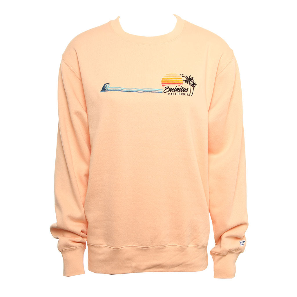 Hansen Womens Sweatshirt Inshore Wave Palm Crew