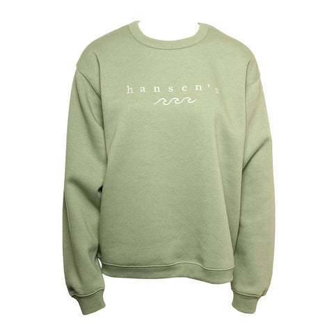 Hansen Womens Sweatshirt Triple Wave Crew