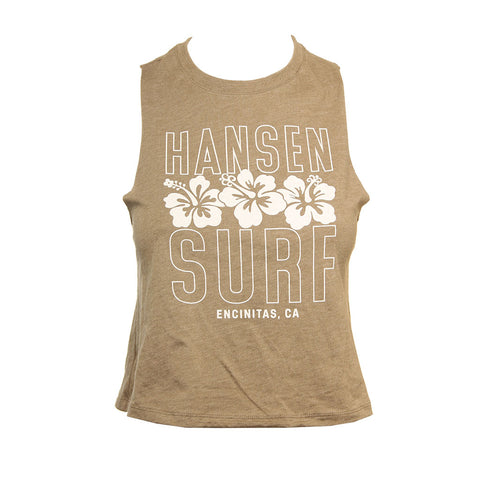 Hansen Womens Tank Top In Bloom Crop