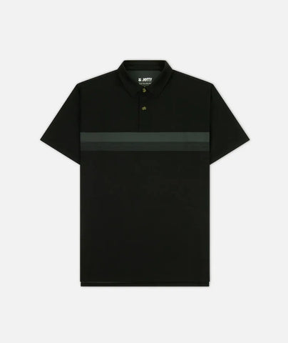 Jetty Mens Knit Bunker Polo
