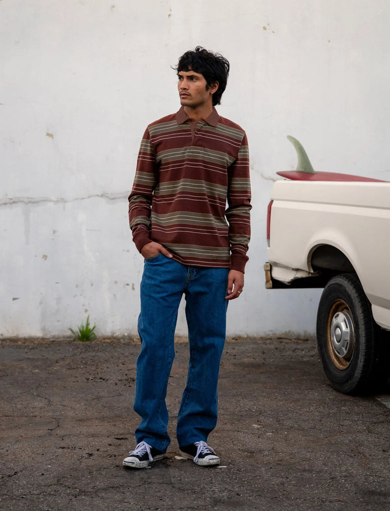 Katin Mens Shirt Greg LS Rugby Polo