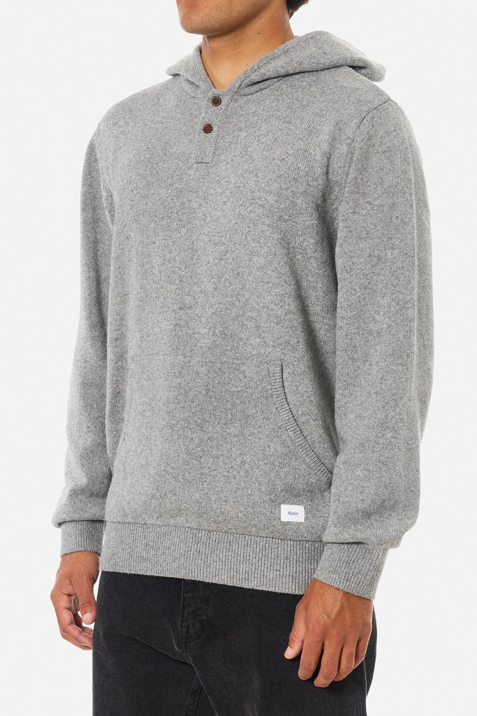 Katin Mens Sweater Hayes Hooded Henley