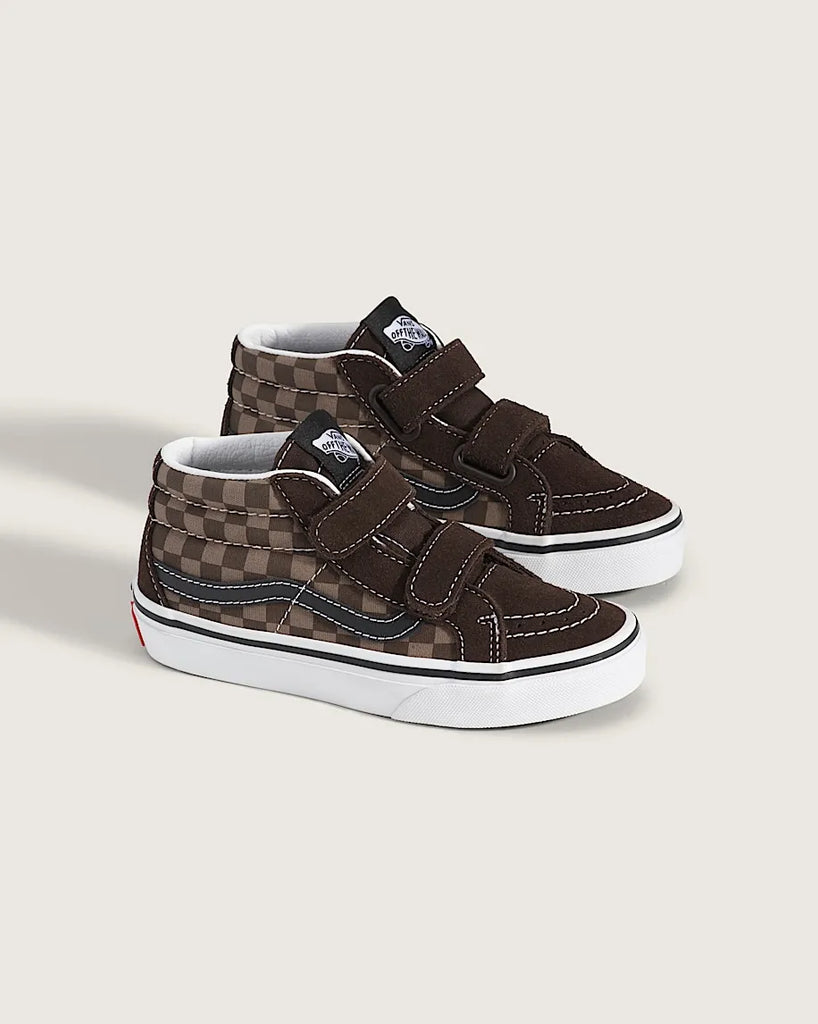 Vans Kids Shoes Little Kids Sk8-Mid V Checkerboard