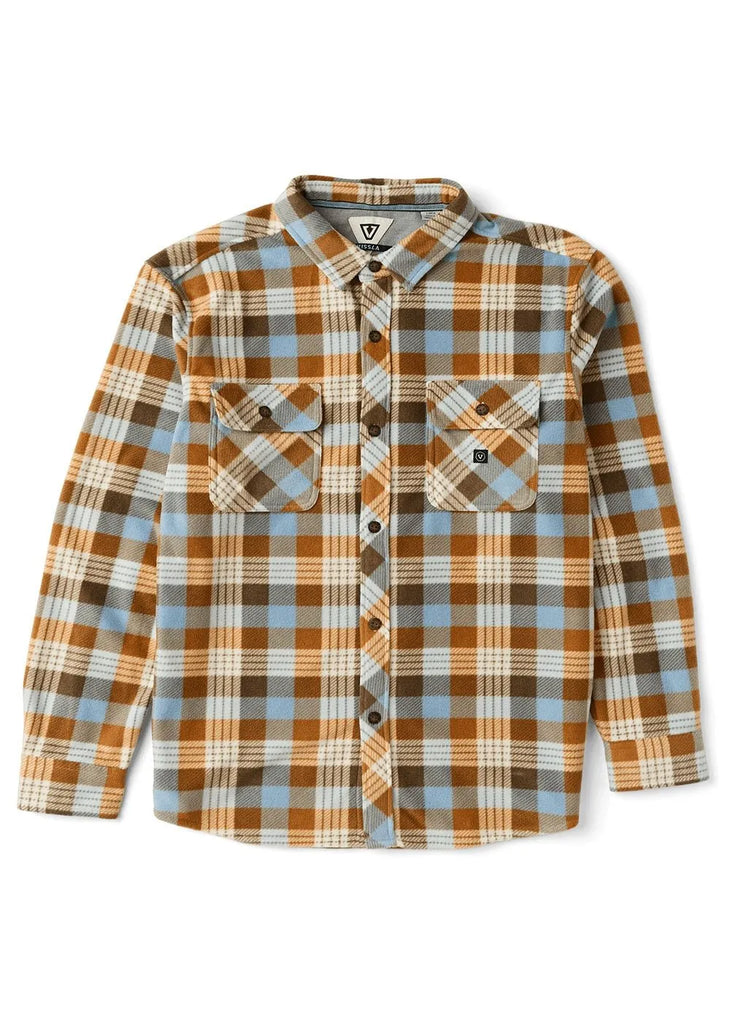 Vissla Mens Shirt Eco-Zy Long Sleeve Polar Flannel