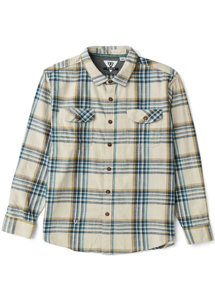 Vissla Mens Shirt Central Coast Eco Long Sleeve Flannel