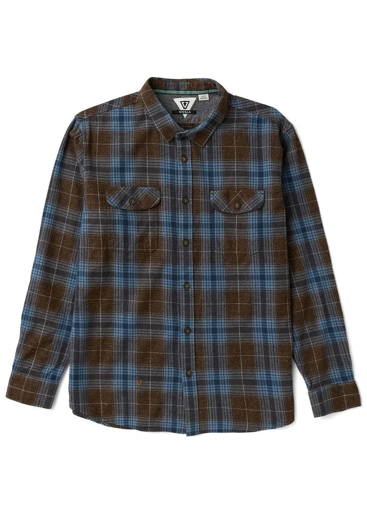 Vissla Mens Shirt Central Coast Eco Long Sleeve Flannel