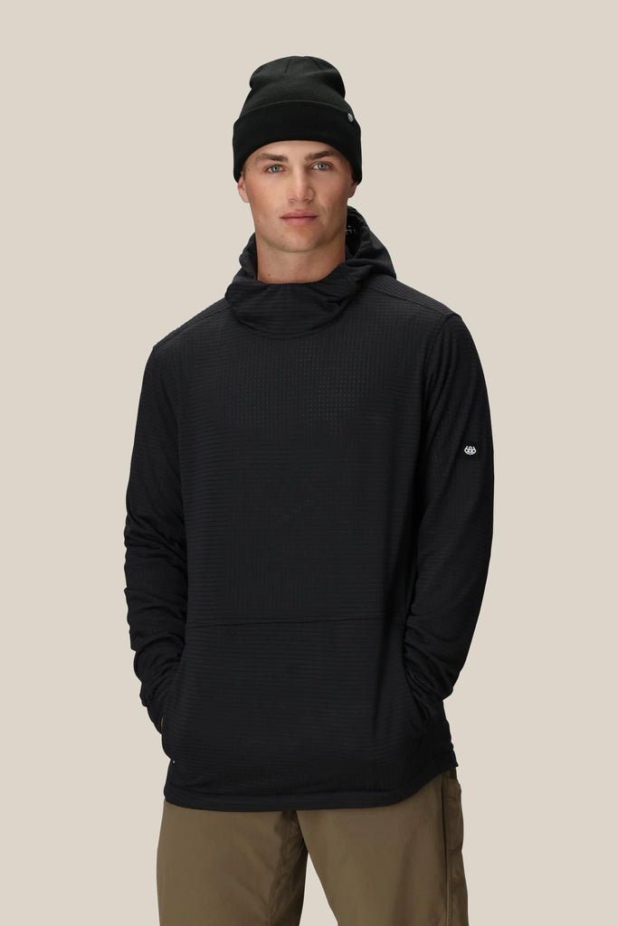 686 Mens Snow Layers Mission Grid Fleece Hoody