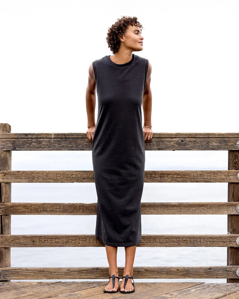 Outerknown Womens Dress The Big Heavy Muscle Tee Dress