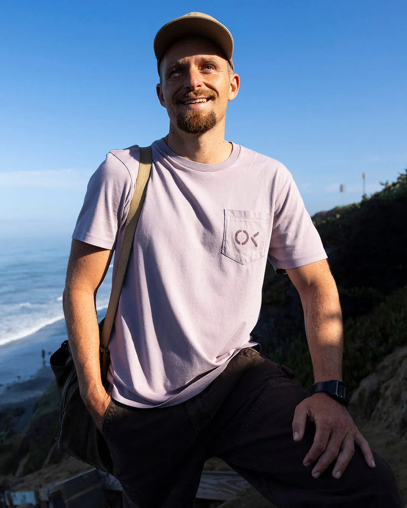 Outerknown Mens Shirt OK Stencil Pocket Tee