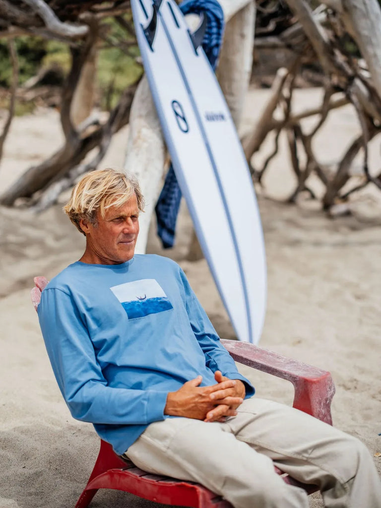 Outerknown Mens Shirt Todd Glaser x Outerknown Quiver Long Sleeve