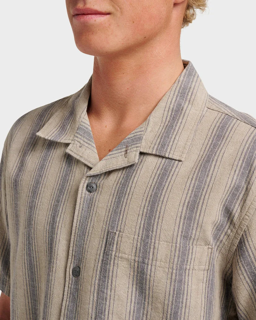 Quiksilver Mens Woven Oxford Stripe Casual