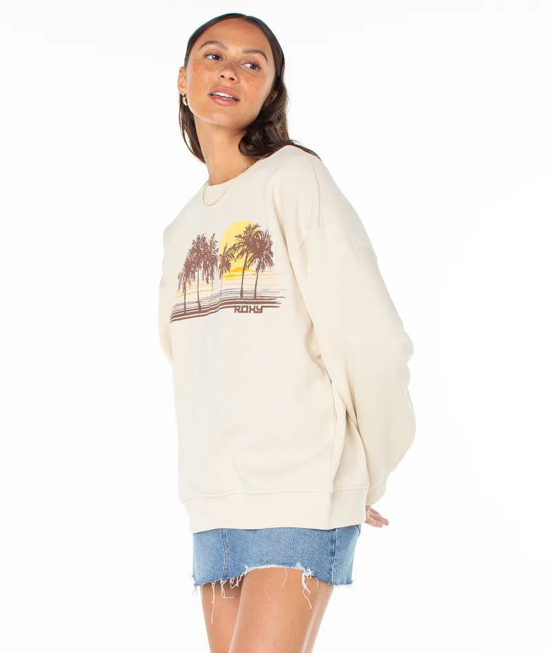 Roxy Womens Sweatshirt Morning Hike Crewneck