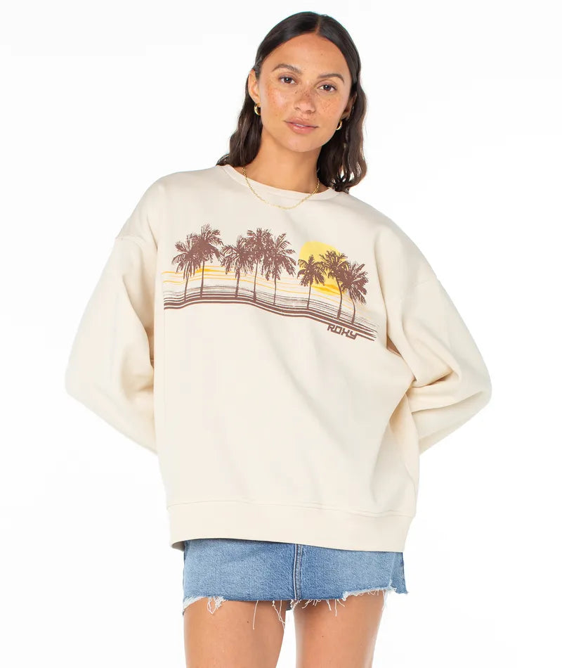 Roxy Womens Sweatshirt Morning Hike Crewneck