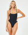 L*Space Womens Swimsuit Ribbed Holly One Piece