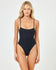 L*Space Womens Swimsuit Ribbed Holly One Piece