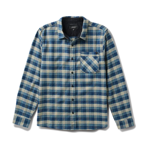 Roark Revival Mens Shirt Crossroads Organic Cotton Flannel