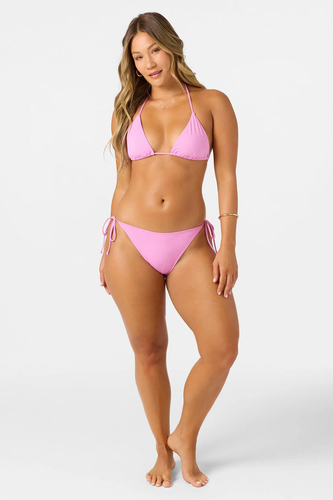 Oneill Womens Bikini Bottoms Saltwater Solids Maracas Medium Tie Side