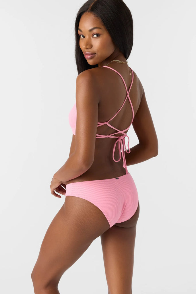 Oneill Womens Bikini Top Saltwater Solids Rib Huntington Bralette