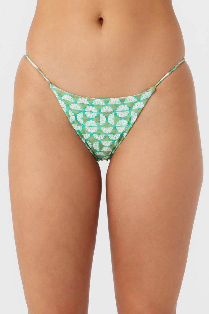 Oneill Womens Bikini Bottoms Shell Abstract Redondo Reversible Medium