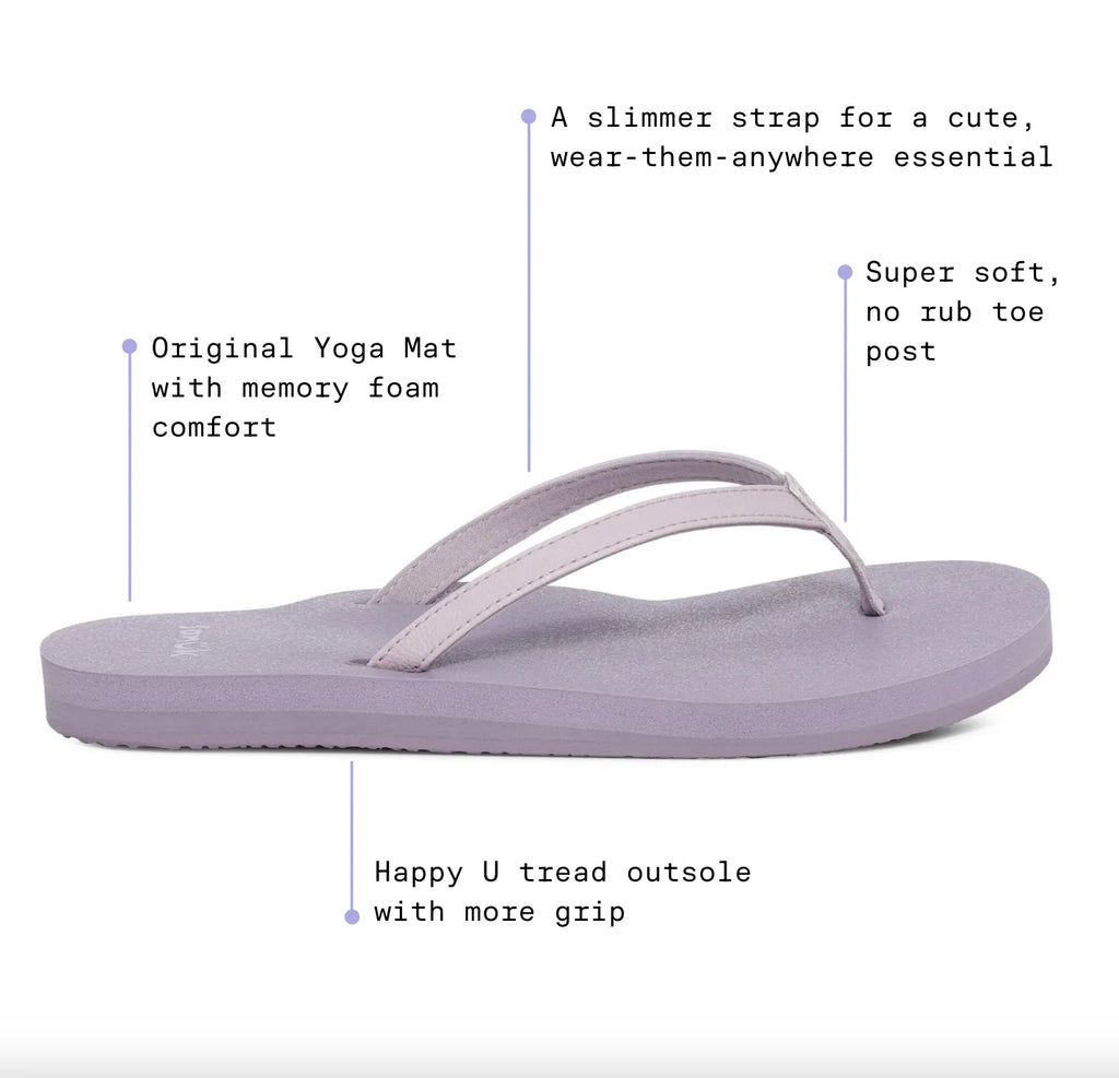 Sanuk Womens Sandals Yoga Joy II Shimmer