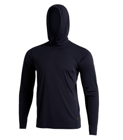 Florence Marine X Mens Shirt Sun Pro LS Crossover Hooded UPF