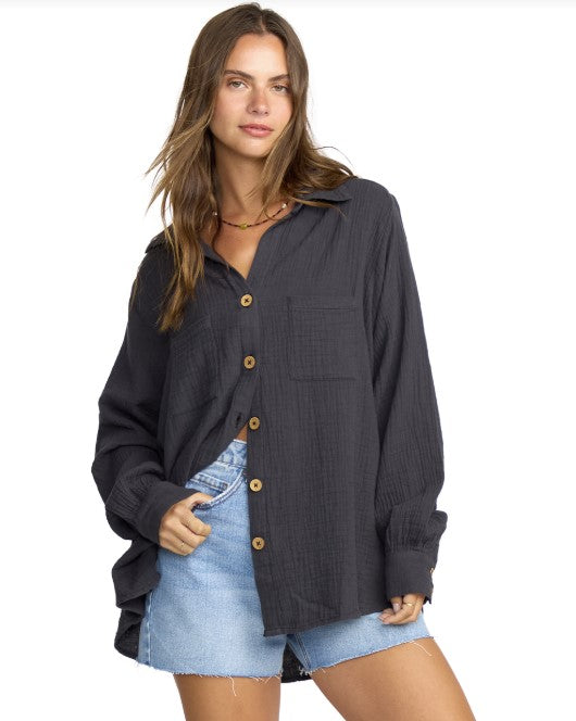 Billabong Womens Shirt Sweet Swell Long Sleeve