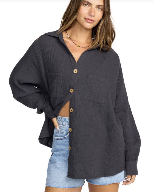 Billabong Womens Shirt Sweet Swell Long Sleeve