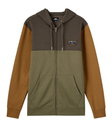 Oneill Mens Sweatshirt Capitola Zip Colorblock