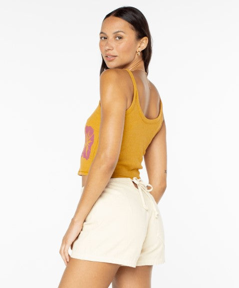 Roxy Womens Tank Top Flower Block Wanderer