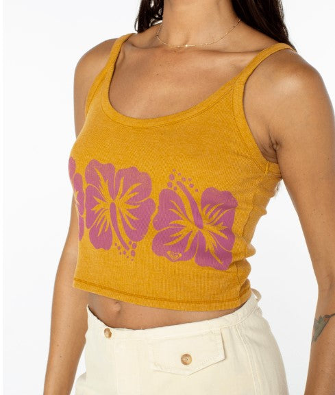 Roxy Womens Tank Top Flower Block Wanderer