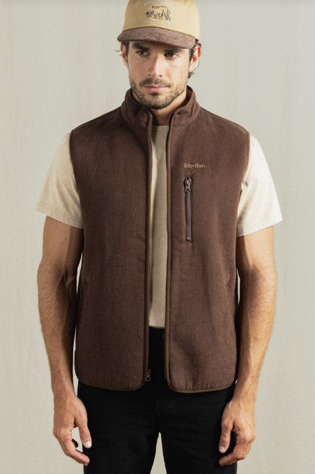Rhythm Mens Vest Essential Canvas