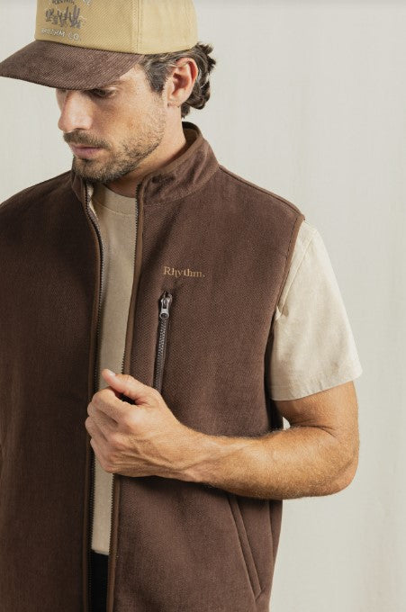 Rhythm Mens Vest Essential Canvas