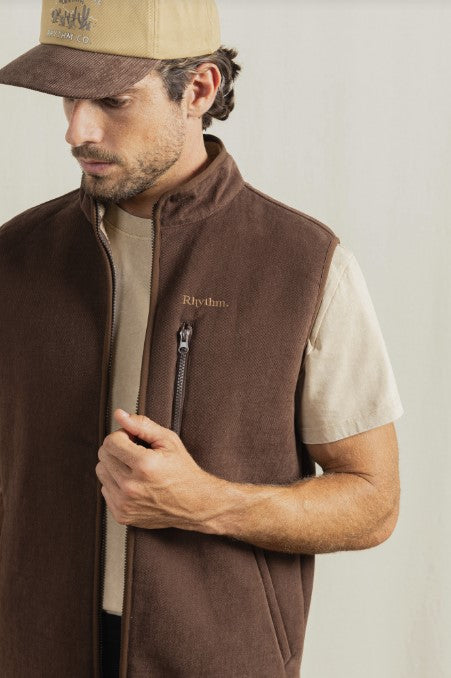 Rhythm Mens Vest Essential Canvas