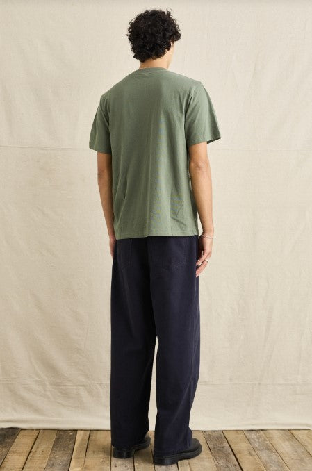 Rhythm Mens Pants Relaxed Wash Canvas