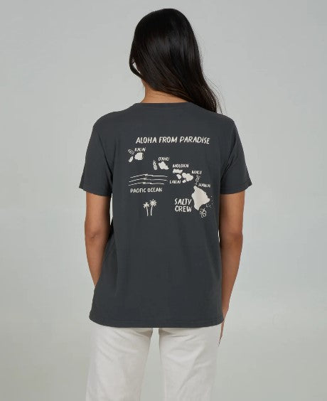 Salty Crew Womens Shirt Island Chain Boyfriend Tee