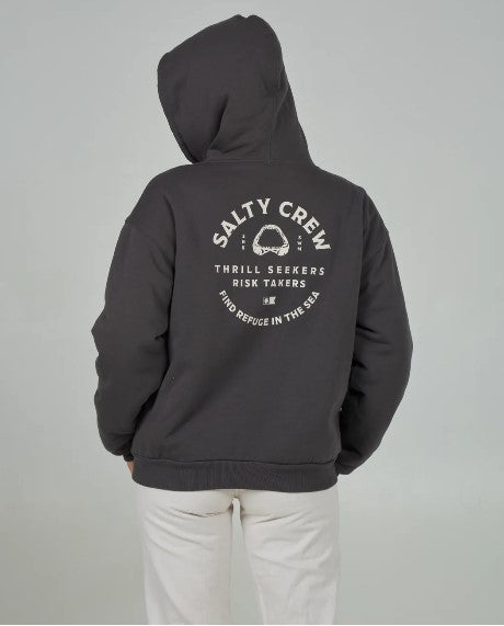 Salty Crew Womens Sweatshirt Chompers Zip Sherpa Hoodie
