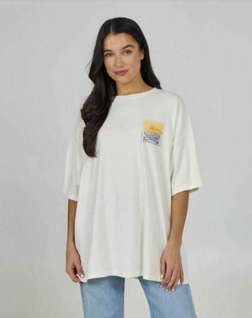 Salty Crew Womens Shirt Posted Boyfriend Tee