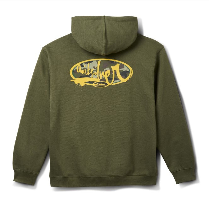 Quiksilver Mens Sweatshirt Graphic Hoodie