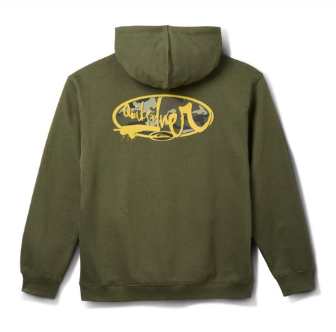 Quiksilver Mens Sweatshirt Graphic Hoodie