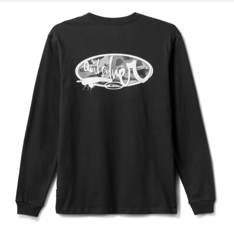 Quiksilver Mens Shirt Impaired Camo Long Sleeve