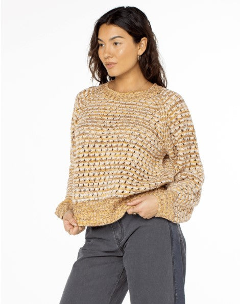 Roxy Womens Sweater Seascape Crew Neck