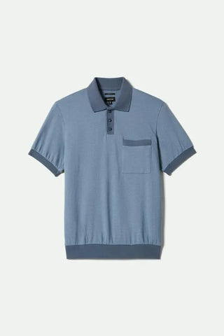 Brixton Mens Knit Weekend Herringbone Polo