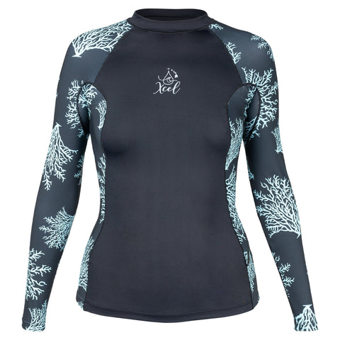 Xcel Women's Ocean Ramsey Water Inspired Premium Stretch Long Sleeve UV Top DS